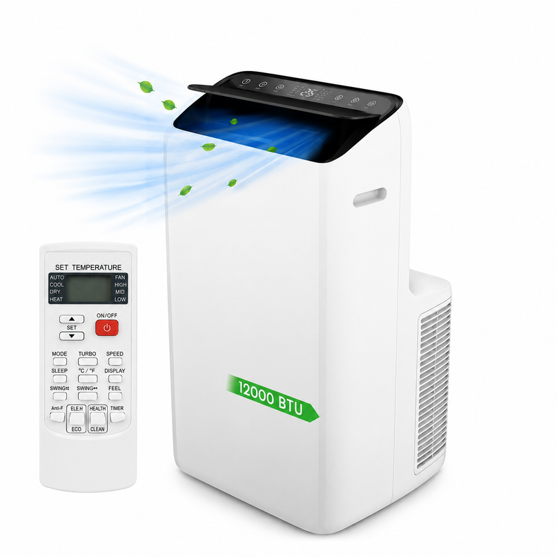 Climatiseur Mobile - 12 000 BTU (+50m²)