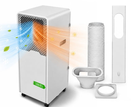Climatiseur mobile 12000 BTU - Chaud/Froid - Pompe à chaleur