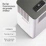 Climatiseur mobile - 9000 BTU - 3-en-1 - R290