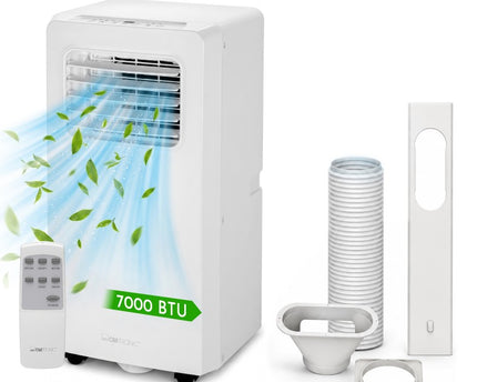 CL3844 - Blanc - Climatiseur mobile 7000 BTU - Classe A - Minuterie 24h