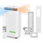 Climatiseur mobile réversible - 12000 BTU - 1391 W - Pompe à chaleur