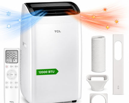 TCL - Climatiseur mobile 4 en 1 réversible 12000 BTU - Série Performance