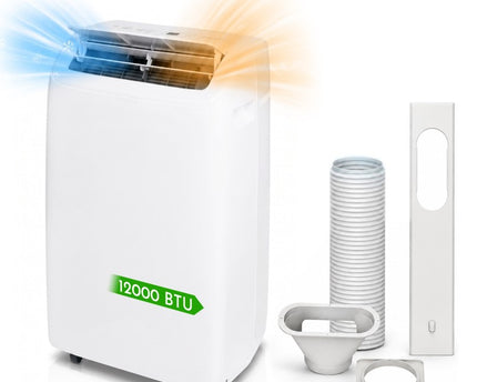 Climatiseur mobile réversible 2-en-1 – Froid et chaud – 3 500 W – Wi-Fi
