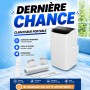Climatiseur mobile réversible 12 000 BTU - 3500W