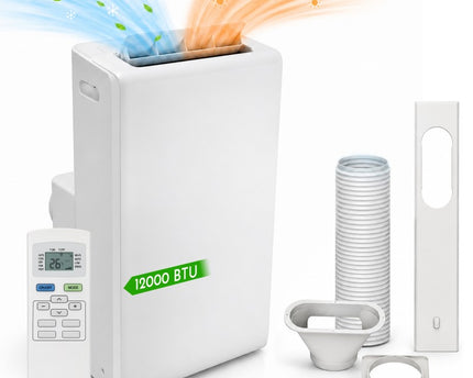 Climatiseur mobile connecté - 12 000 BTU - Wi-Fi - Froid et chauffage 3,52 kW