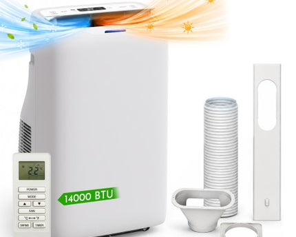 Climatiseur portable - 14000 BTU - Froid & Chaud - Wi-Fi