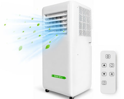 Climatiseur portable - 9000 BTU - 3 fonctions