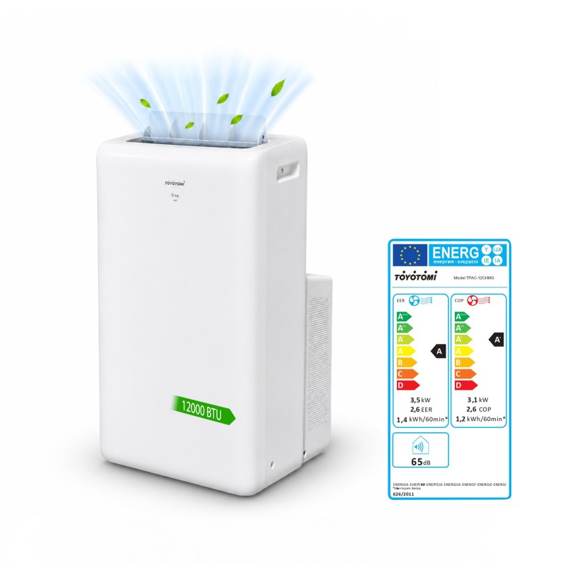 Climatiseur Mobile - 12000 BTU - Wi-Fi - Froid et Chaud