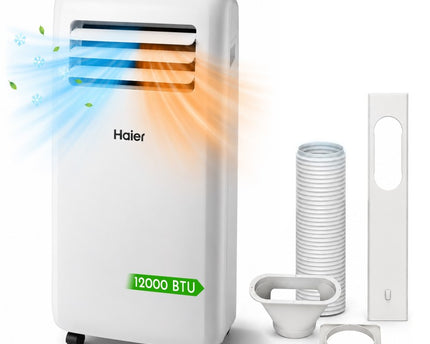 Haier - Climatiseur mobile 12000 BTU - Froid & Chauffage & Déshumidification